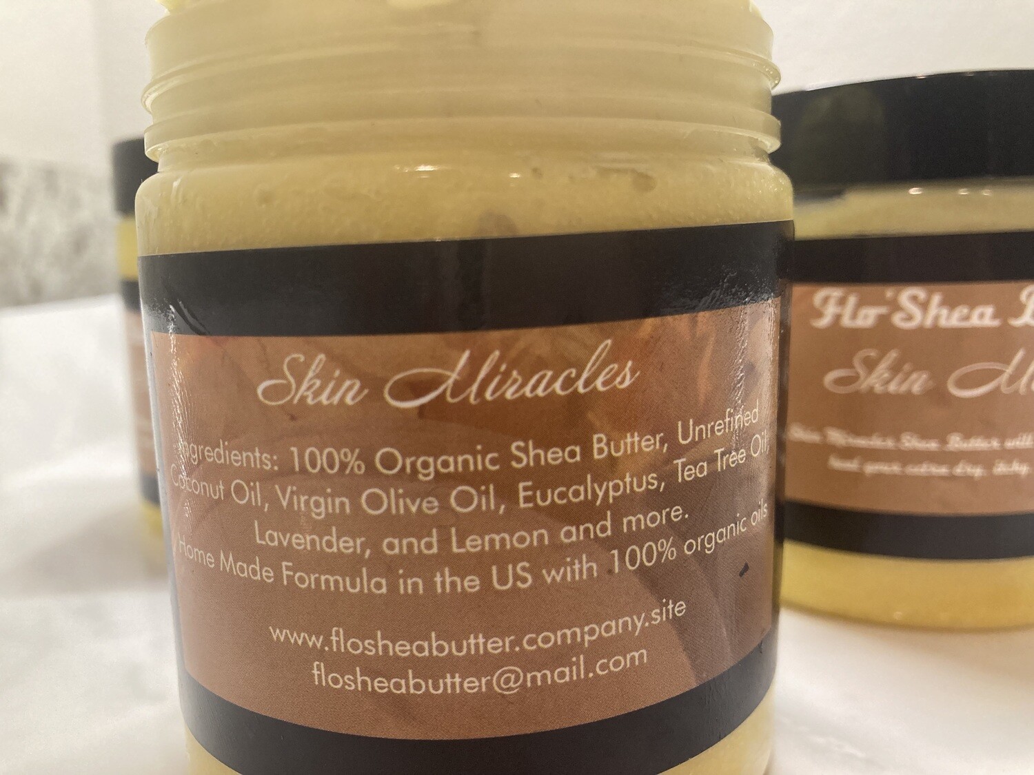 Flo' Shea Butter - Skin Miracles - Unscented 8oz