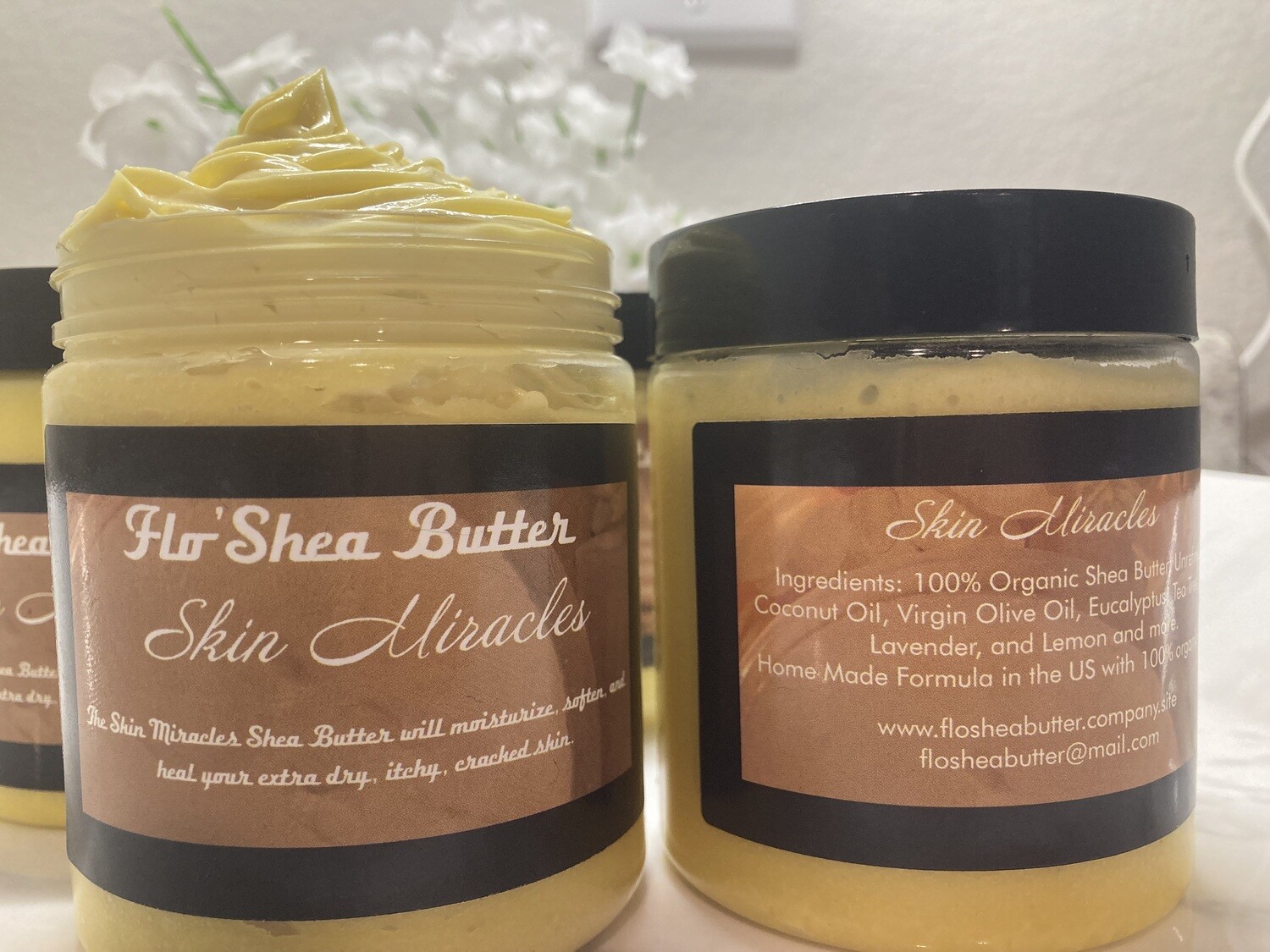 Flo' Shea Butter - Skin Miracles - Unscented 8oz