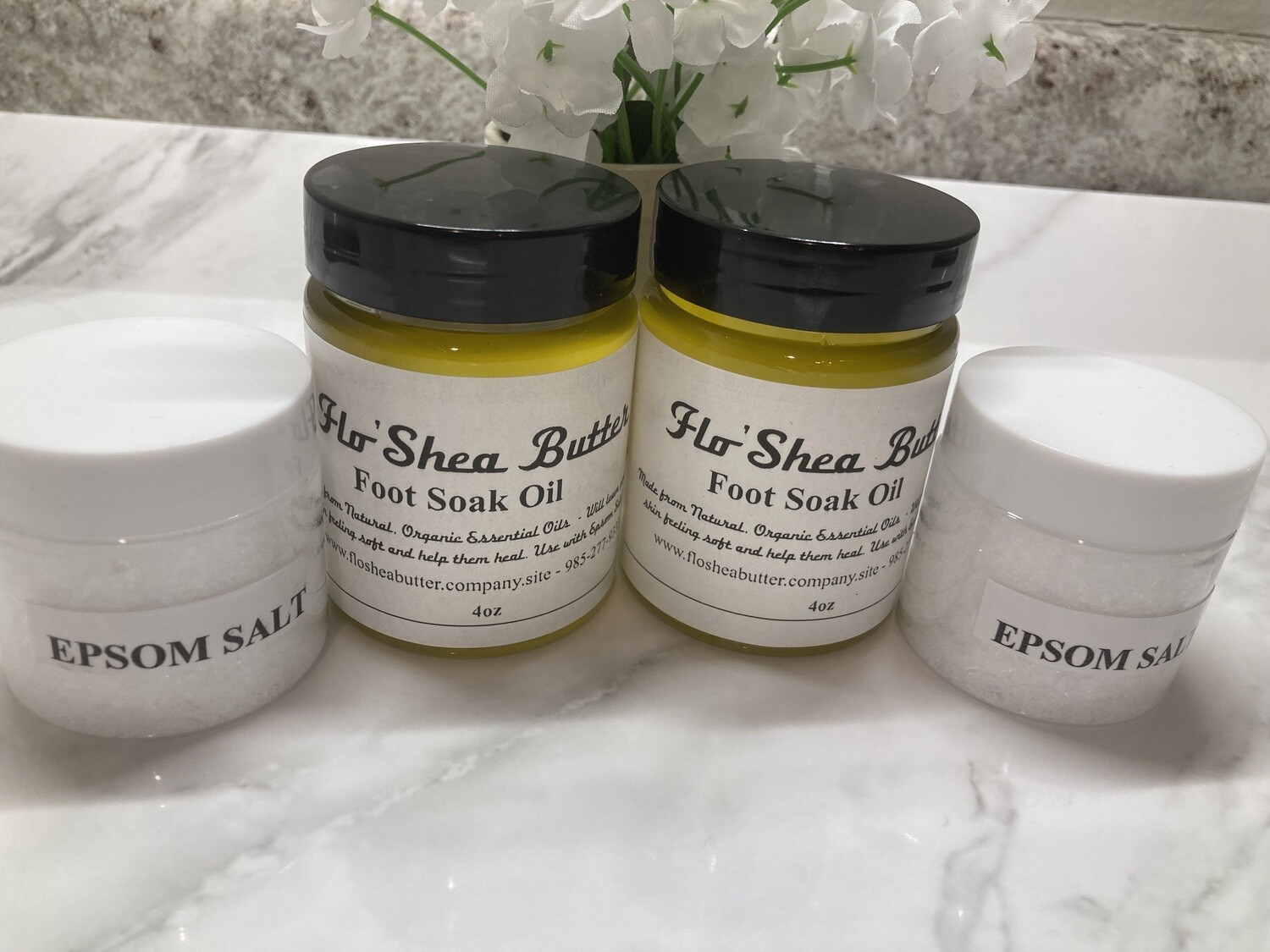 Flo’Shea Butter - Foot Soak Oil 4oz