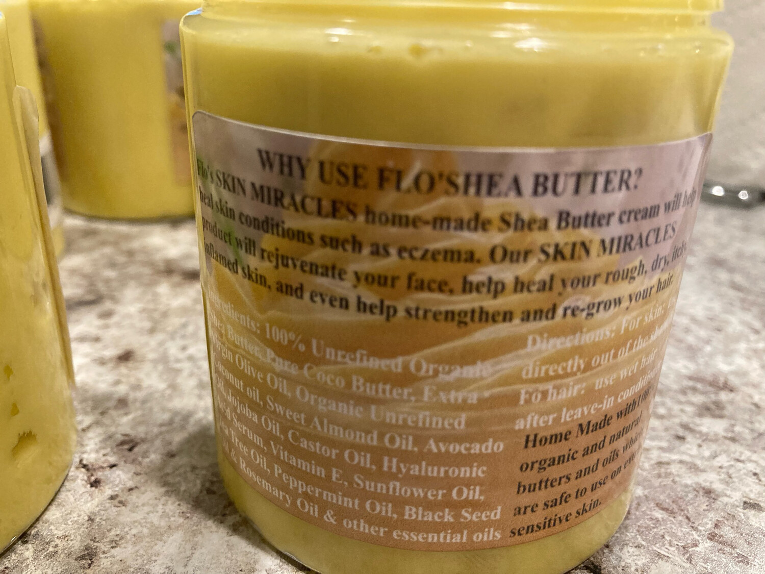 Flo' Shea Butter - Skin Miracles - Unscented 8oz