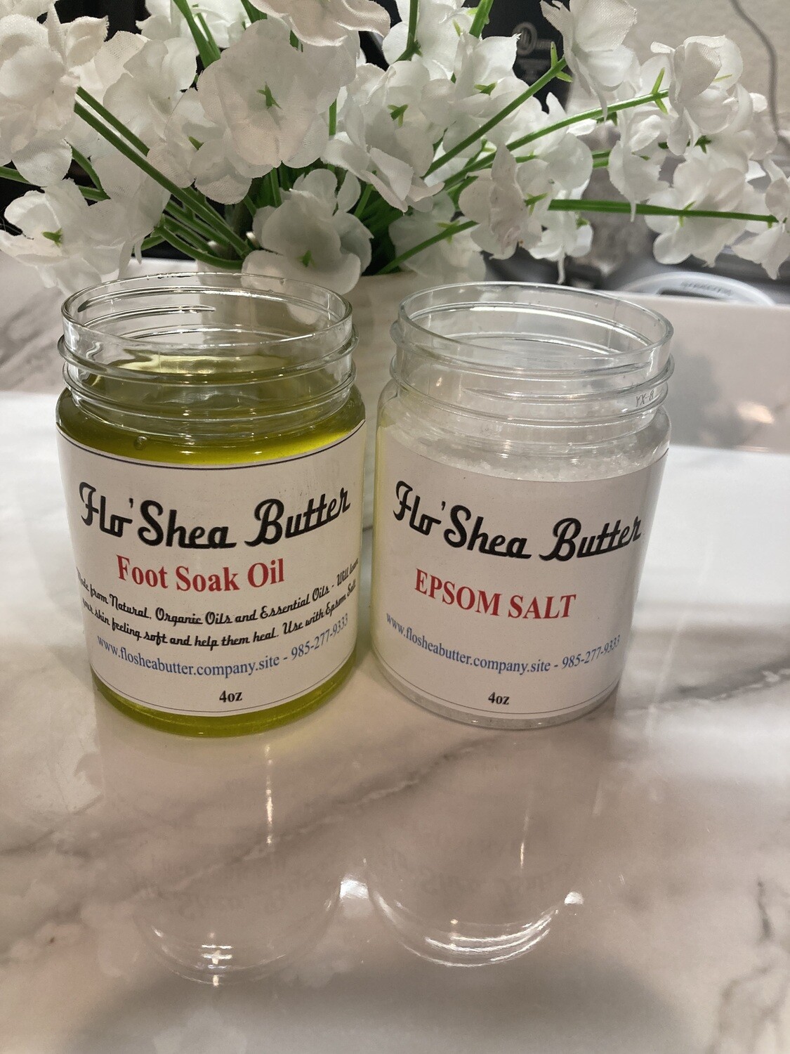 Flo’Shea Butter - Foot Soak Oil 4oz