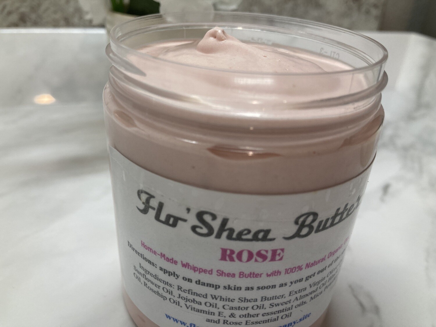 Rose Whipped Shea Butter - Refined