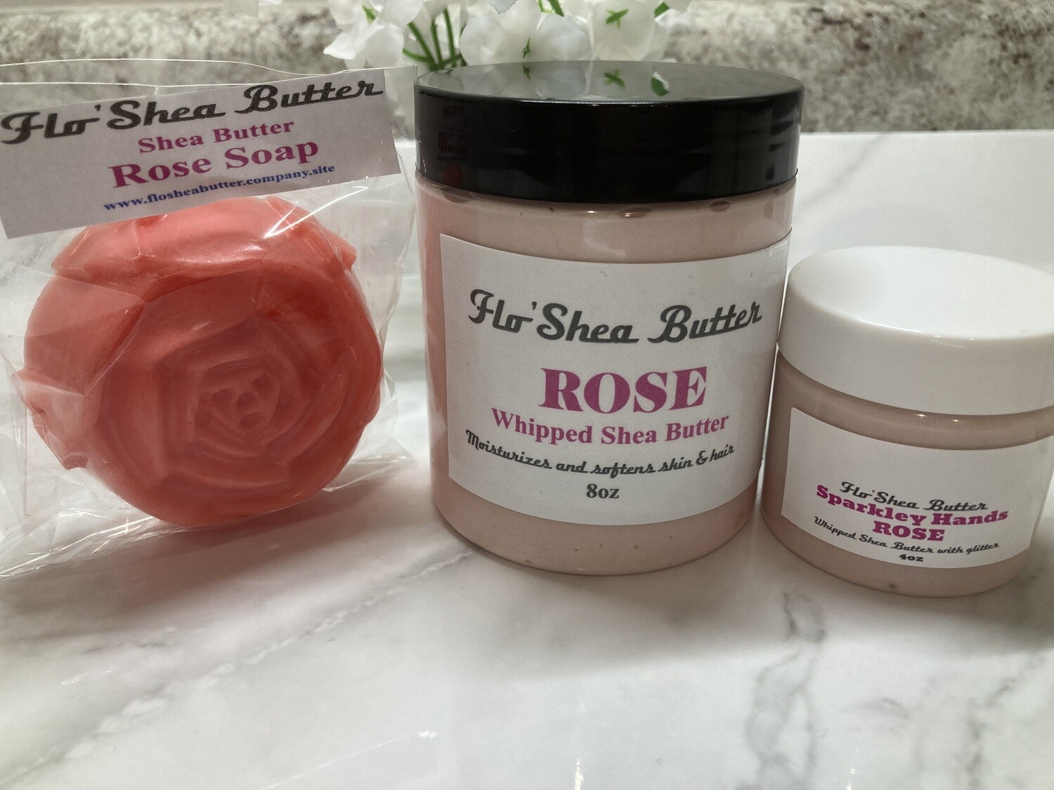 Rose Whipped Shea Butter - Refined