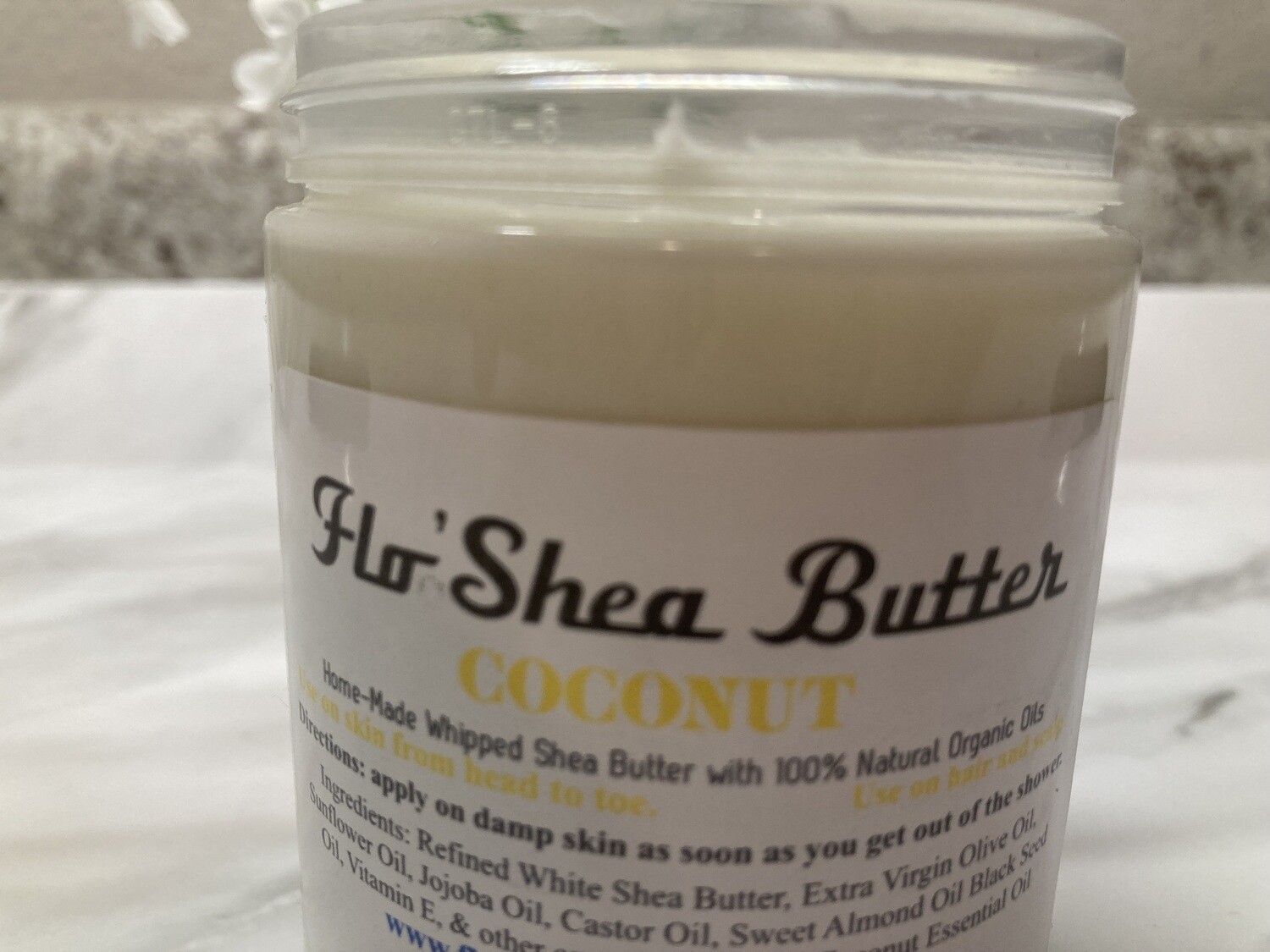 Coconut Whipped Shea Butter - Refined