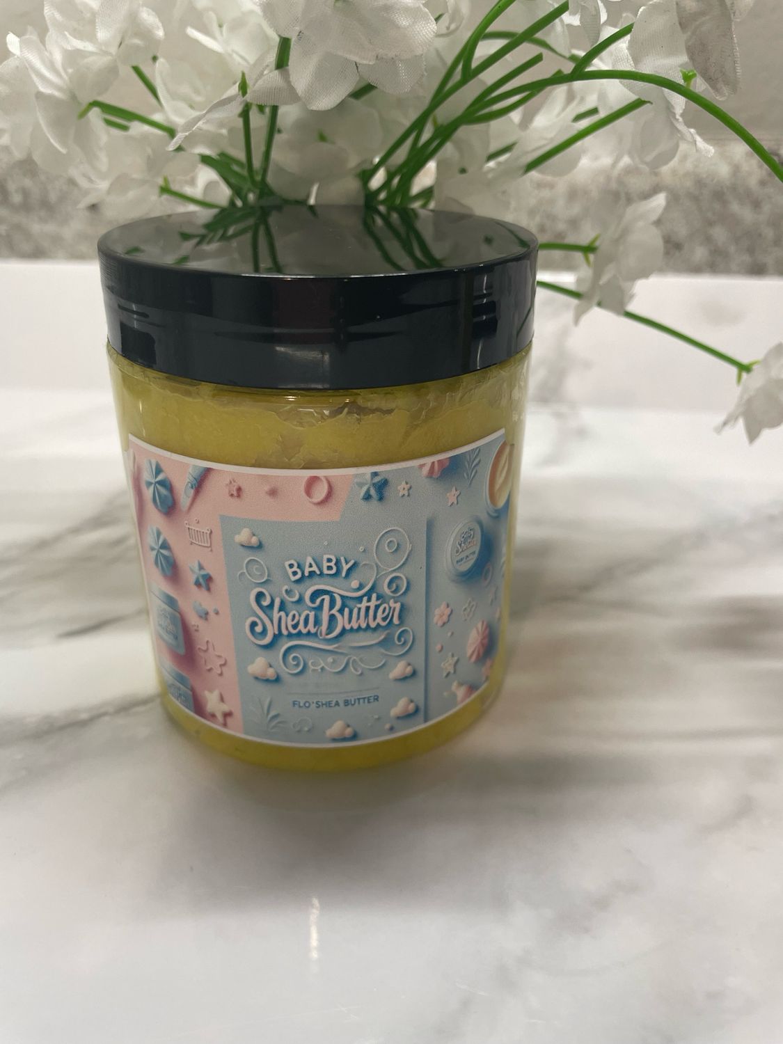 Flo'Shea Butter Essentials: Baby Shea Body Butter 3-Step Care Kit