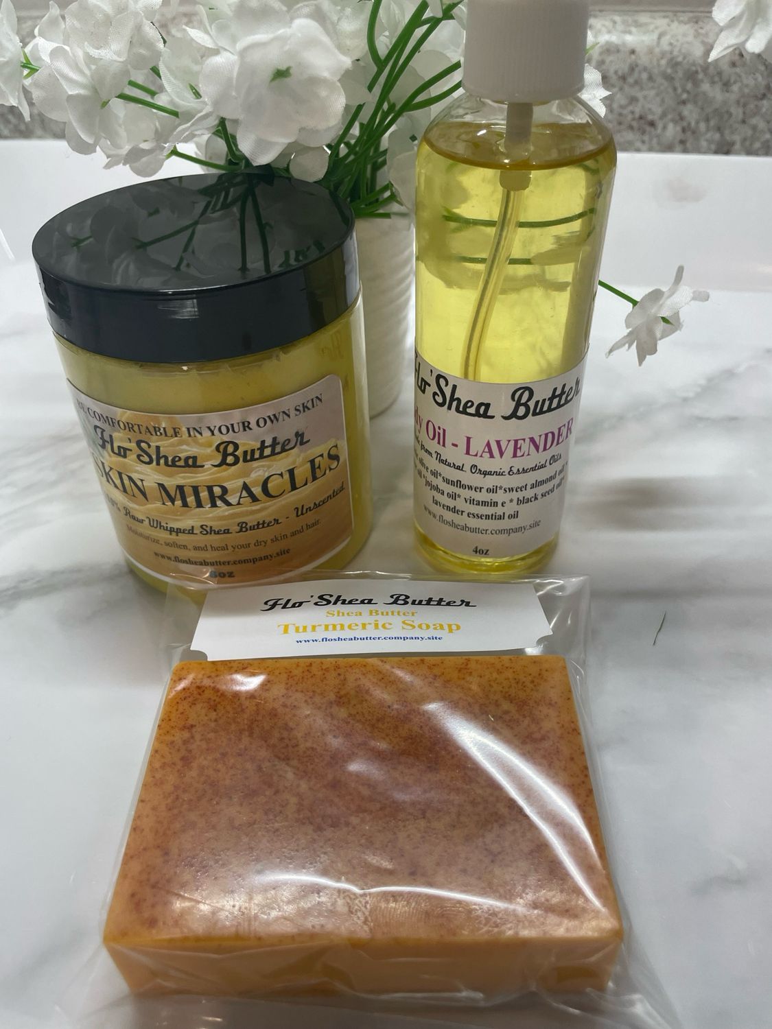 Flo'Shea Butter Essentials: Eczema 3-Step Relief Kit
