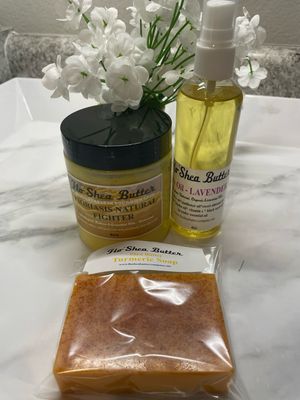 Flo'Shea Butter Essentials: Psoriasis 3-Step Relief Kit