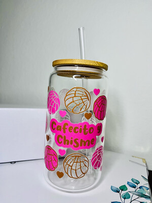 Cafesito- 16 Oz Glass Cup