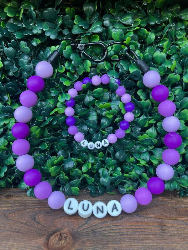 Purple Pawprint- Dog Collar/ Dog Necklace