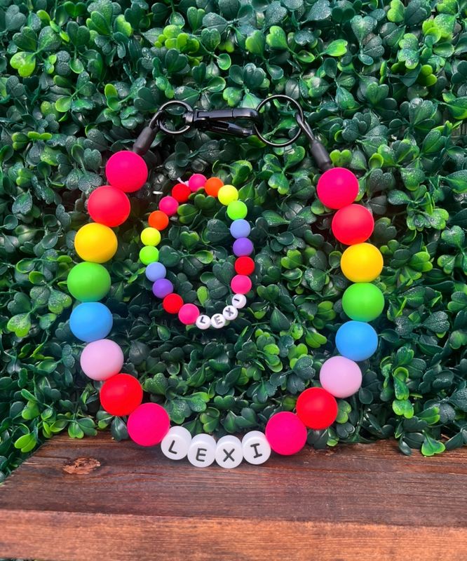 Rainbow Brite- Dog Collar/ Dog Necklace