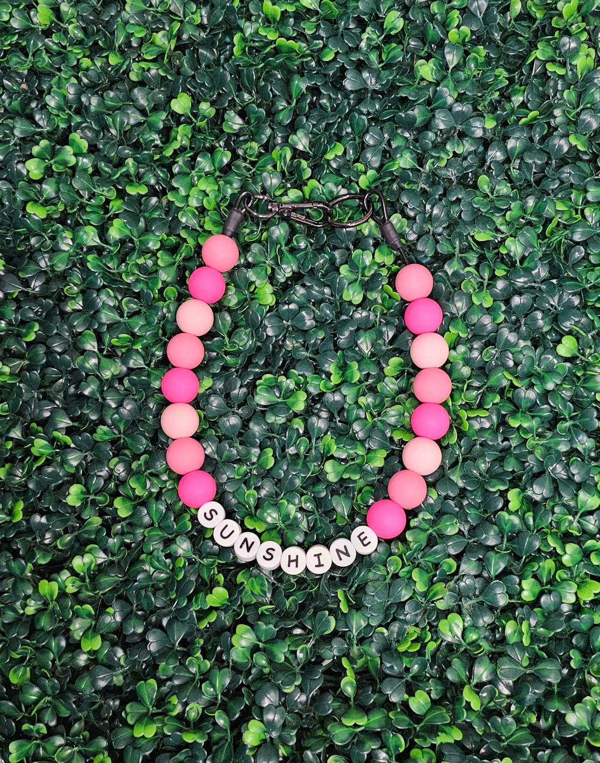 Rosy Tails- Personalized Dog Collar/ Dog Necklace