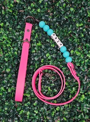 Custom Beaded BioThane Leash