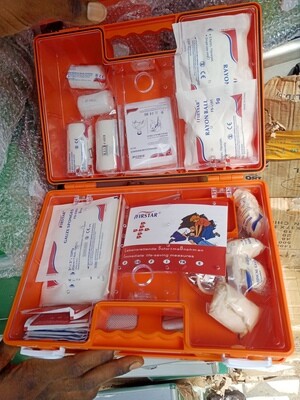 First Aid box kitted plastic