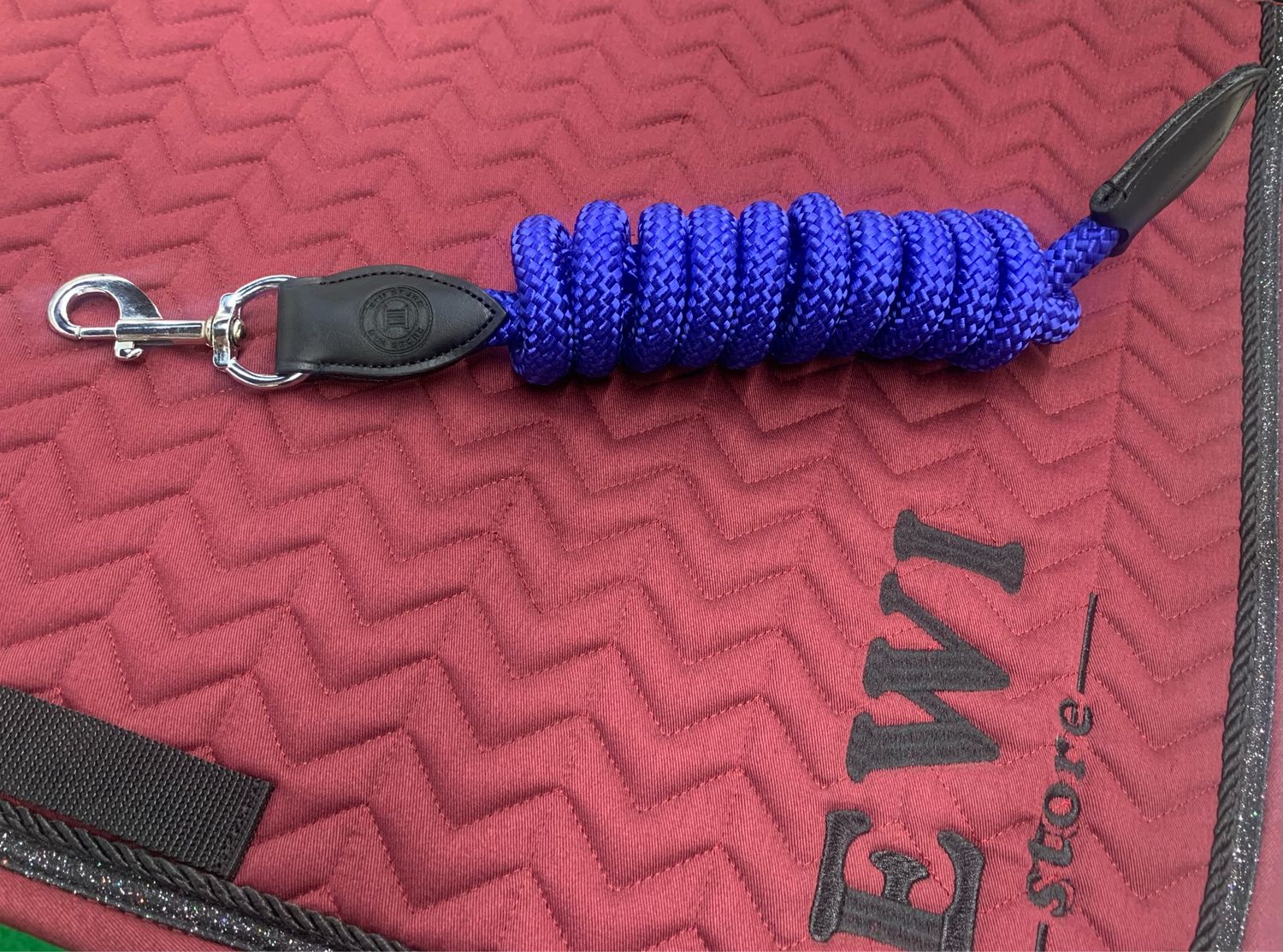 Longe nylon embout cuir