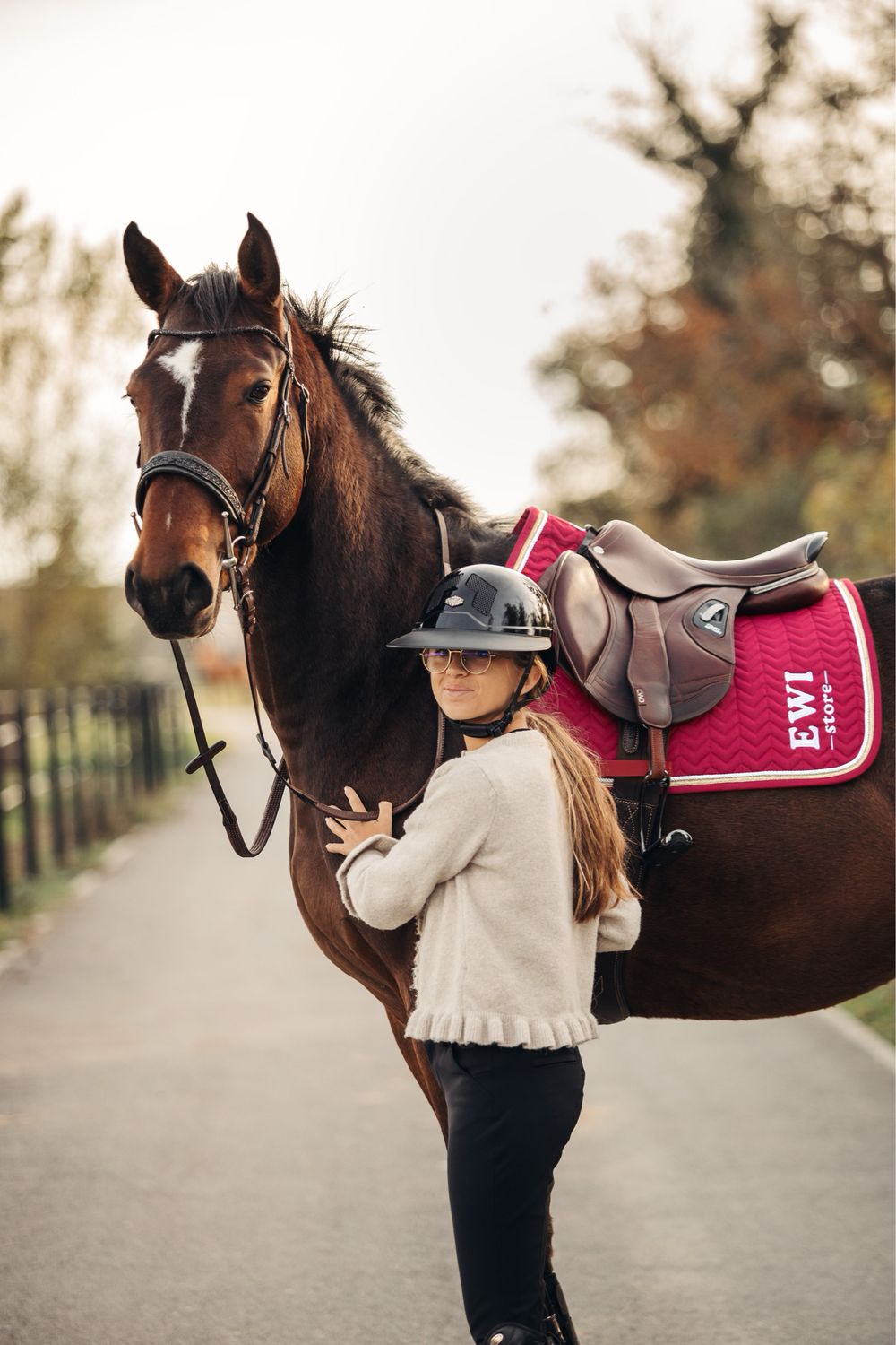 Tapis de selle Framboise