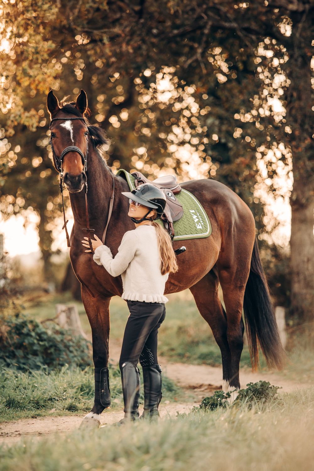 Tapis de selle Vert Kaki