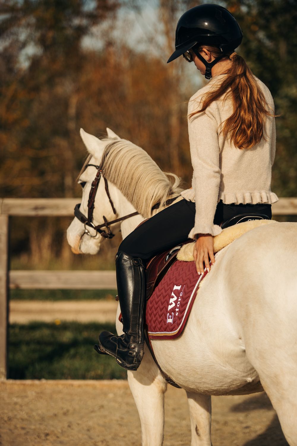 Tapis de selle Bordeaux Tapis de selle Bordeaux