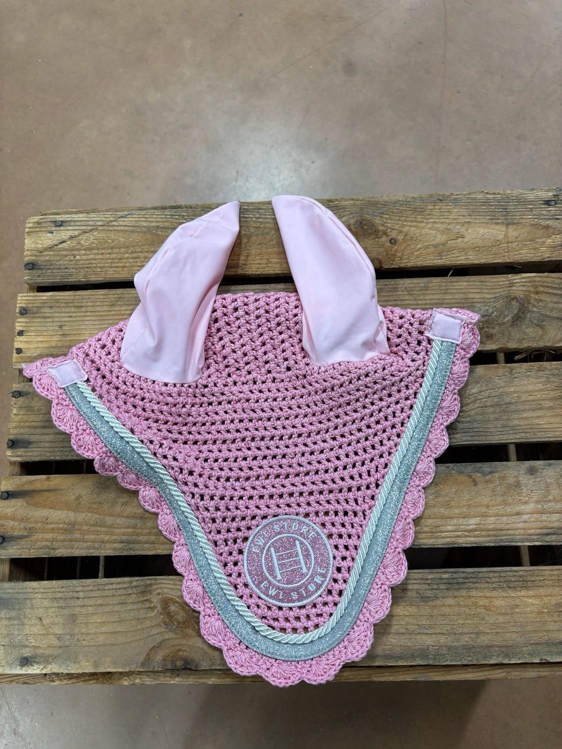 Bonnet glitter rose Bonnet glitter rose