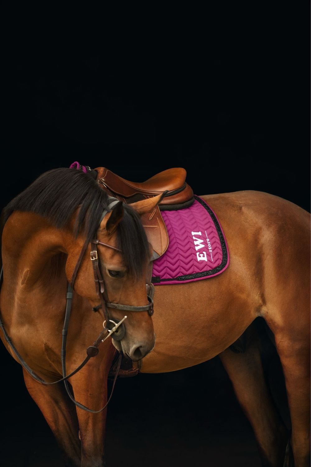 Tapis de selle Bordeaux jewel