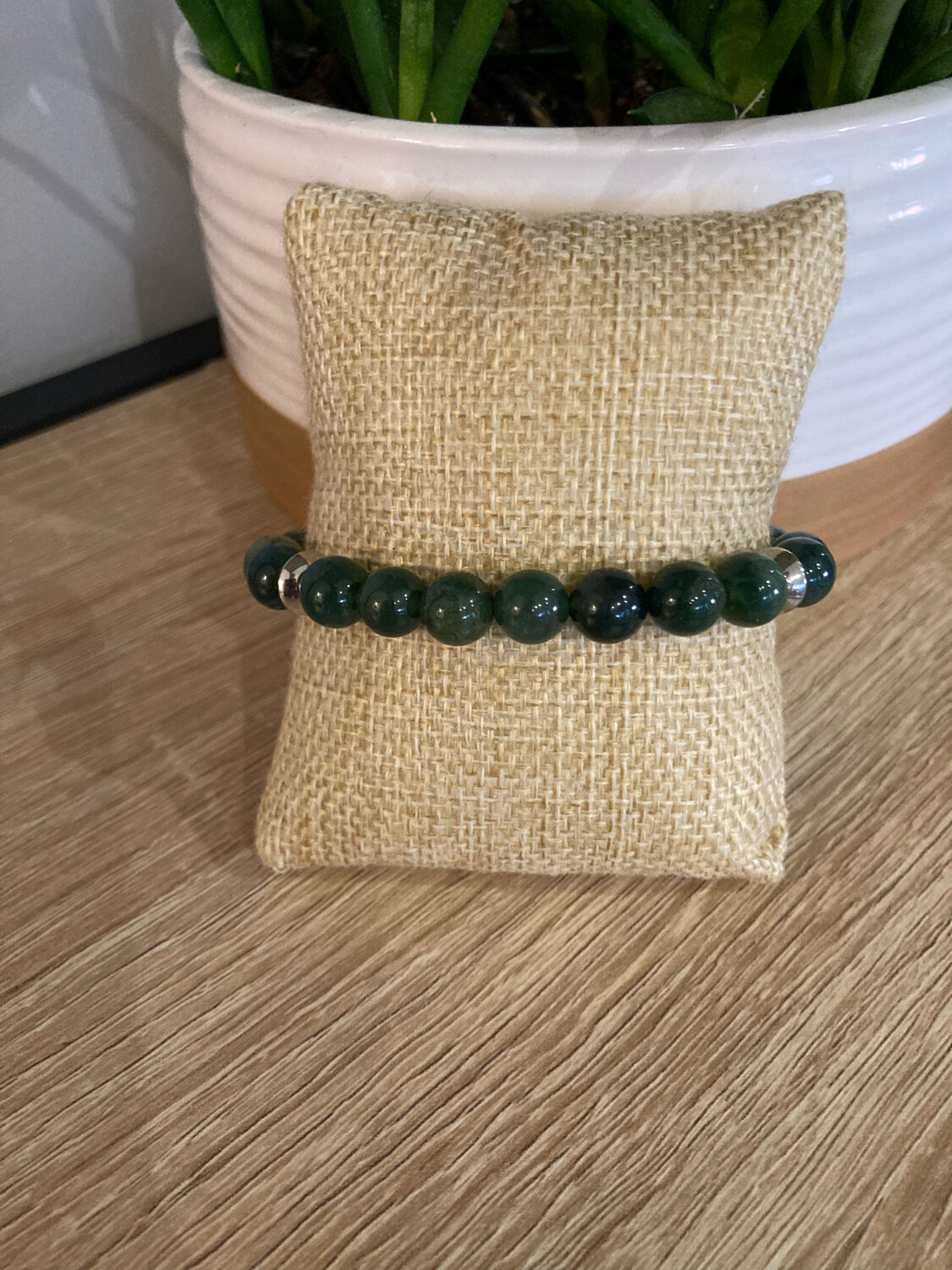 Bracelet Agate Mousse