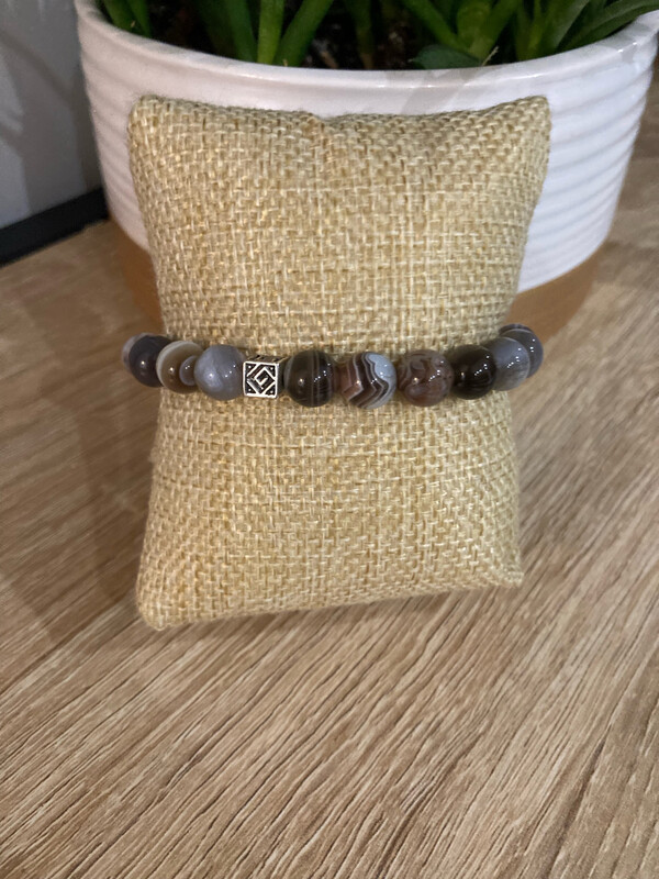 Bracelet Agate Botswana