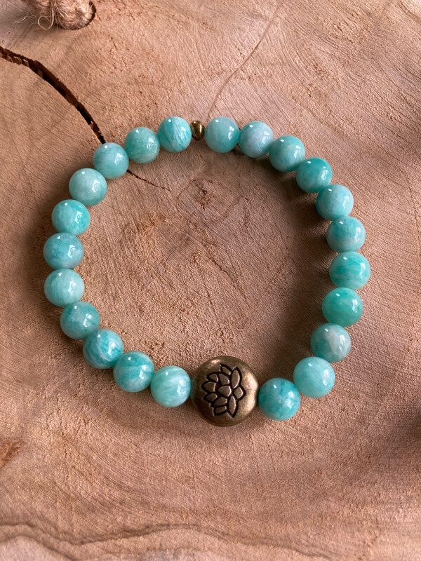 Amazonite Fleur de Lotus