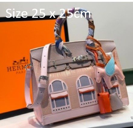 Birk 2 Leather Bag with Free Wallet - Pre-order (Australia only) - Free shipping Australia wide - Measurements 25 x 25cm