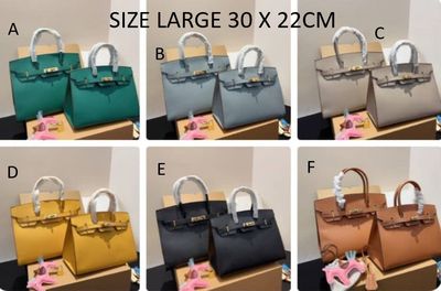 Birk 4 Leather Bag Large with Free Wallet - Pre-order (Australia only) - Free shipping Australia wide - Measurements 30 X 22cm - Please note which bag in the comments.