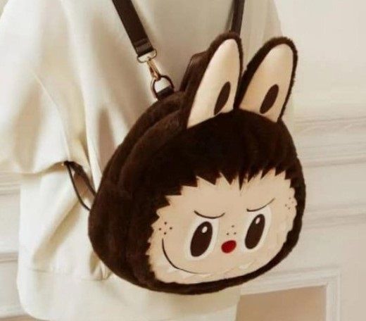 Labubu Brown Backpack - Pre-order (Australia only) - Free shipping Australia wide - Measurements 33 x 27 x 10cm - Afterpay &amp; PayId available