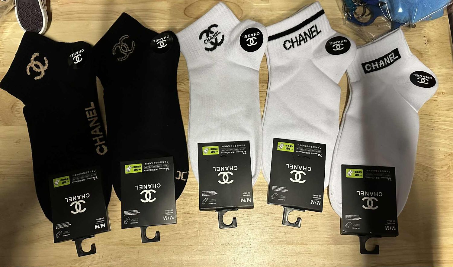 IN STOCK - CC SOCKS PACK OF 5 - (Australia only) - Free shipping Australia wide - Afterpay &amp; PayId Available