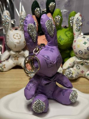 IN STOCK - PURPLE BLING BLING KEYCHAIN BUNNY - (Australia only) - PayPal (Pay in 4) &amp; PayId available - Free shipping Australia wide