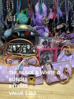 THE BLACK &amp; WHITE D BUNDLE - 8 ITEMS VALUED AT $355 - (Australia only) - PayPal (Pay in 4) &amp; PayId available - Free shipping Australia wide
