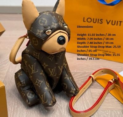 LV Canvas Dog Bag Gold Hardware - PREORDER - FREE SHIPPING AUSTRALIA WIDE - PAYPAL (Pay in 4) &amp; PAYID AVAILABLE