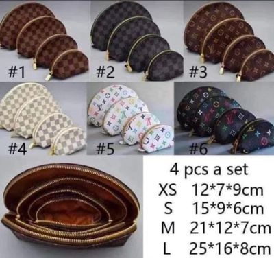 MAKE UP BAGS 4 IN 1 - PREORDER - (Australia only) - PayPal (Pay in 4) &amp; PayId available - Free shipping Australia wide - Please note which make up bag in the comments.