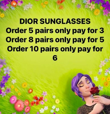 DIOR SUNGLASSES - PREORDER - PayPal (Pay in 4) &amp; PayId available - Free shipping Australia wide - Please note which Sunnies in the comments
