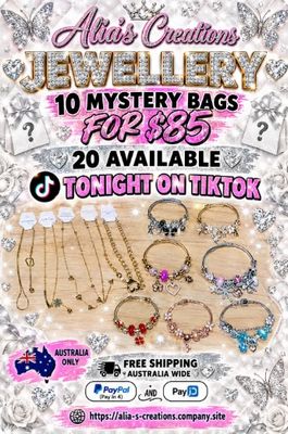 JEWELLERY 10 MYSTERY BAGS - PayPal (Pay in 4) &amp; PayId available - Free shipping Australia wide