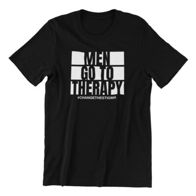 Men Go to Therapy Adult T-Shirt