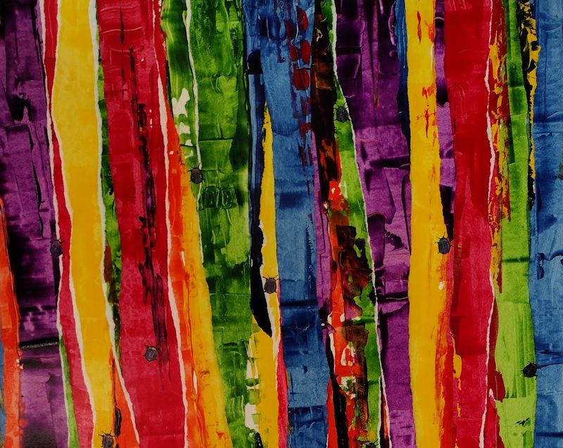 Rainbow Tree with bugs