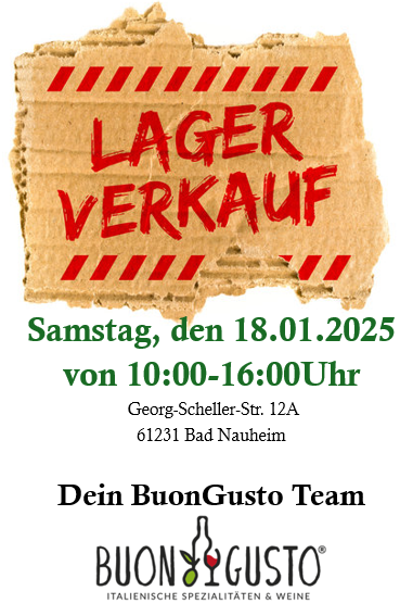 ERSTER LAGERVERKAUF im neuen Jahr 2025