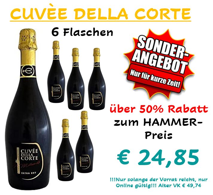 !! SONDERANGEBOT !! CUVÈE DELLA CORTE - 6 Flaschen