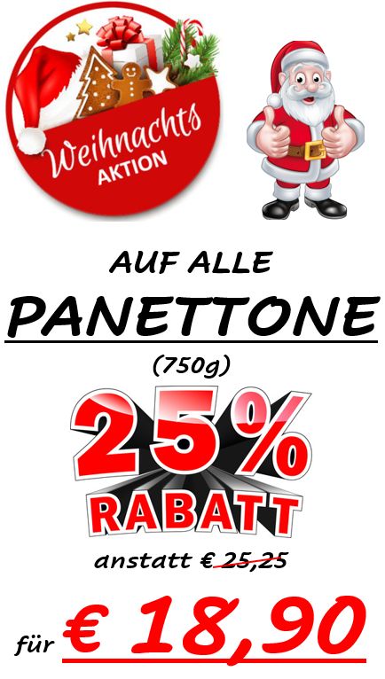 ! WEIHNACHTSAKTION ! PANETTONE ARANCIA & CIOCCOLATO