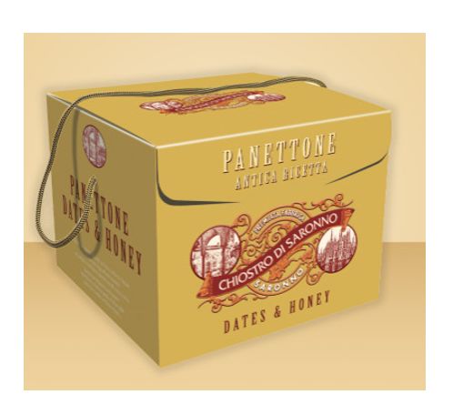 PANETTONE DATTERI MIELE MANDORLA
