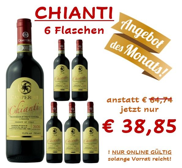 !ANGEBOT DES MONATS APRIL ! CHIANTI D.O.C.G.