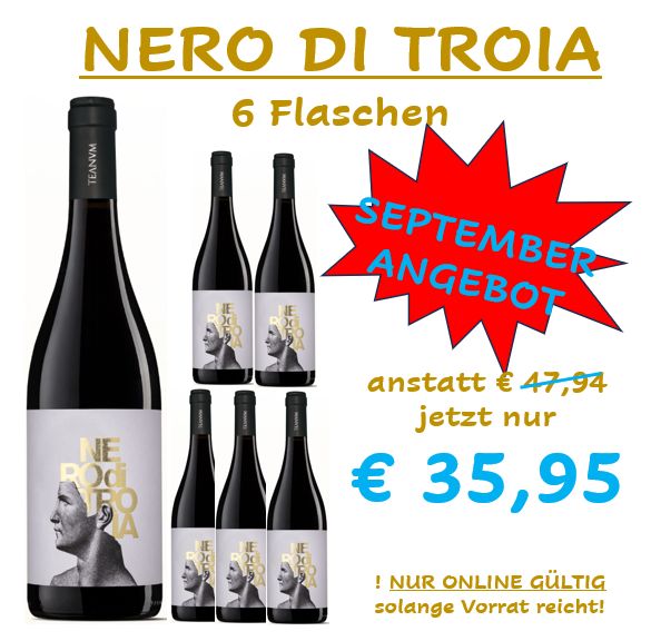 ROSSO NERO DI TROIA - 6 Flaschen
