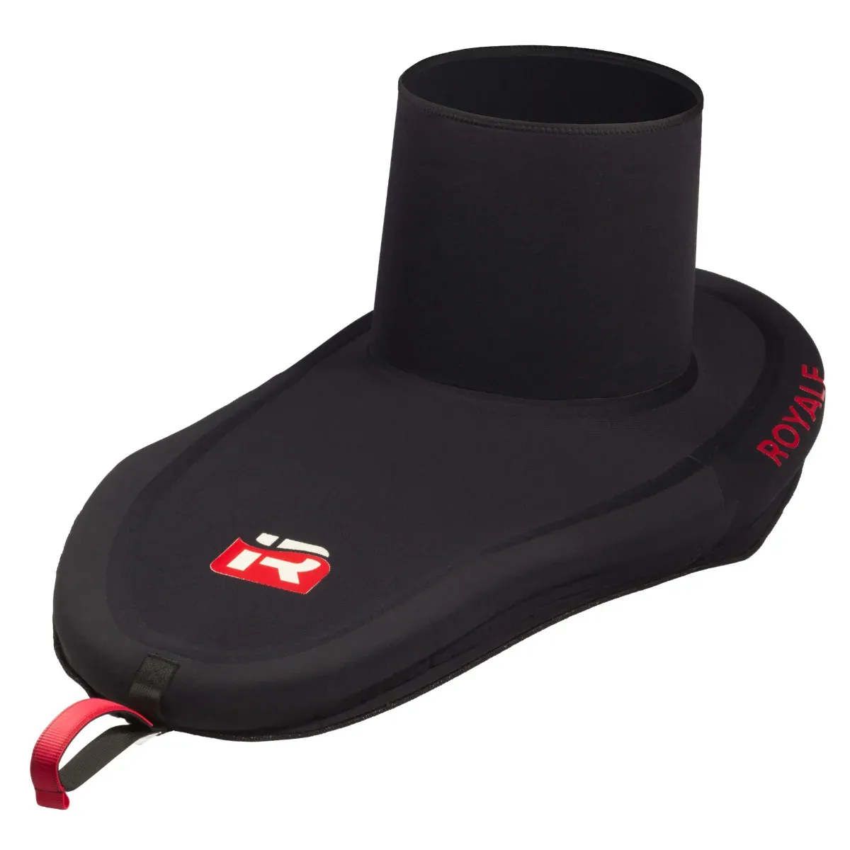 Immersion Research Royale Spray Skirt black neoprene red IR logo red grab handle