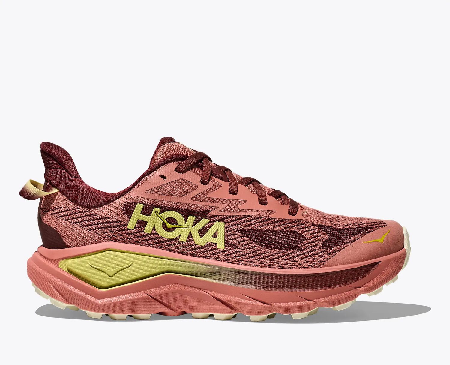 Hoka Women's Challenger 8, Color: Blush / Dark Cedar, Size: 7