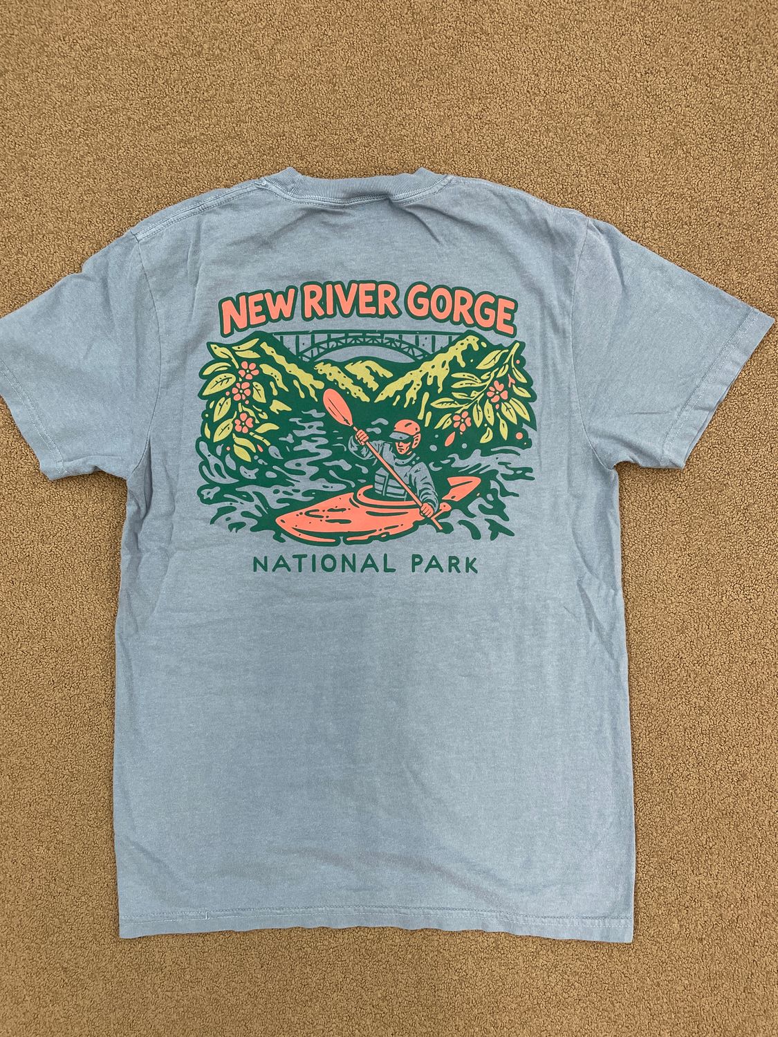 Dapper Ink Mountain Laurel Kayaker SS
