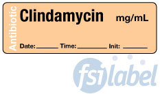 Clindamycin mg/mL - Date, Time, Init.
