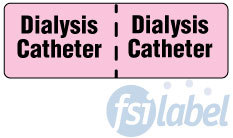Dialysis Catheter Label