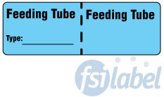 Feeding Tube Label